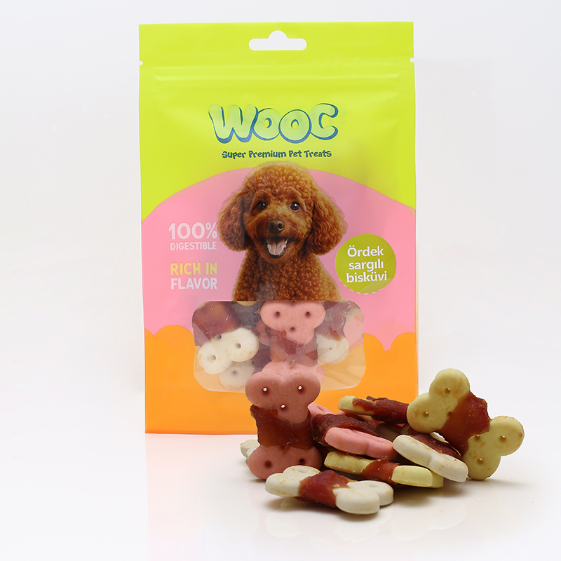 Wooc Ördek Sargılı Bisküvi Köpek Ödülü