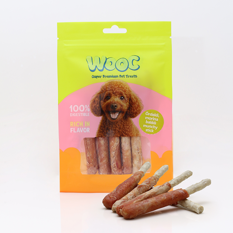 Wooc Ördekli Morina Balıklı Munchy Köpek Ödülü