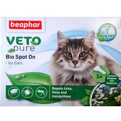 Beaphar Bio Spot On Drops Kedi Pire Damlası
