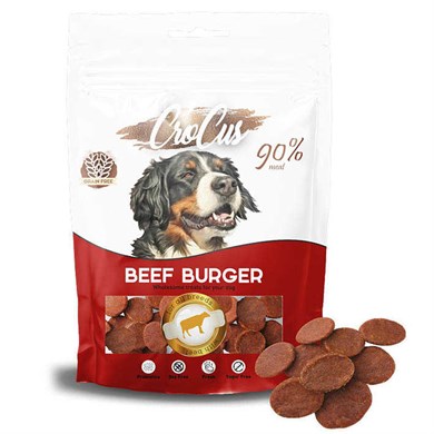 Crocus Beef Burger Biftek Etli Tahılsız Köpek Ödülü 80g