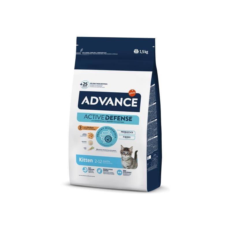 Advance Kitten Yavru Tavuk Etli Kedi Maması 1.5 Kg