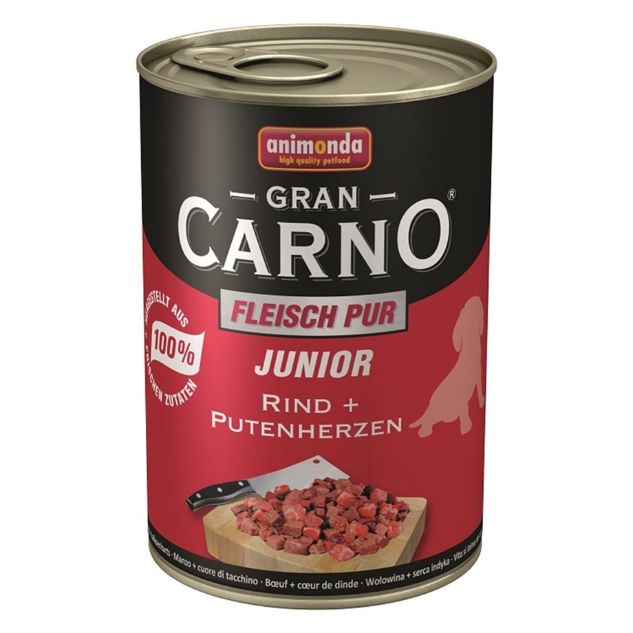 Animonda Gran Carno Junior Sığır Etli Yavru Köpek Konservesi 400 Gr