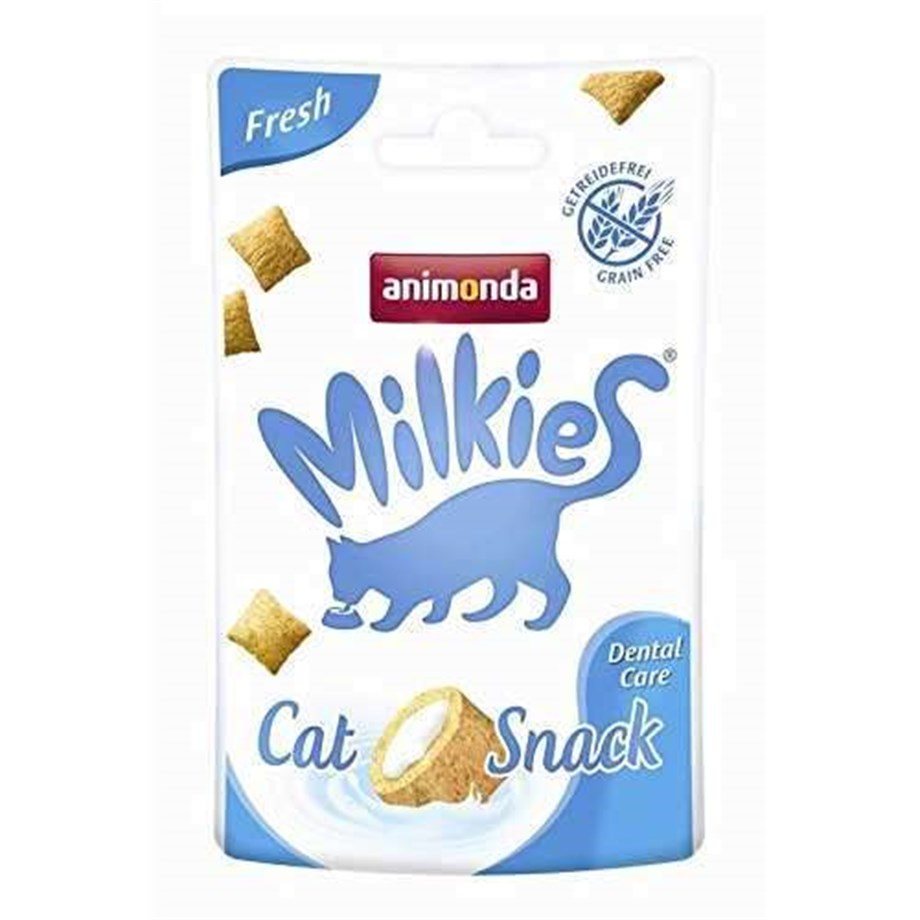 Animonda Milkies Fresh Dental Care Diş Sağlığı Tahılsız Kedi Ödülü 30 Gr