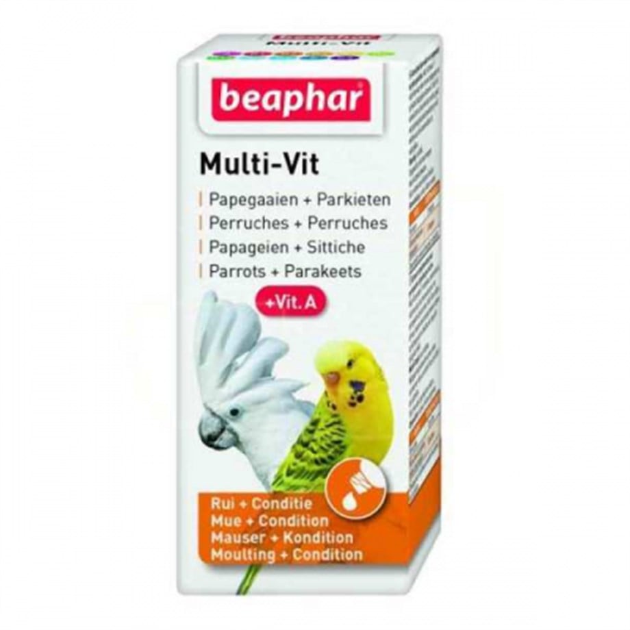 Beaphar Papağanlar ve Muhabbet İçin Multivitamin 20 Ml