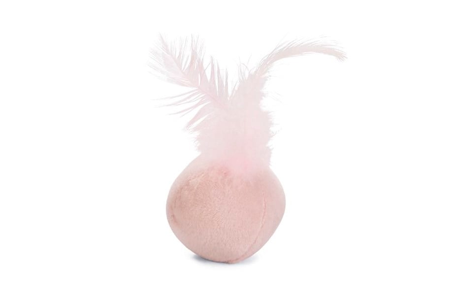 BEEZTEES PELUŞ TÜYLÜ YAVRU KEDİ OYUNCAĞI 5CM PEMBE