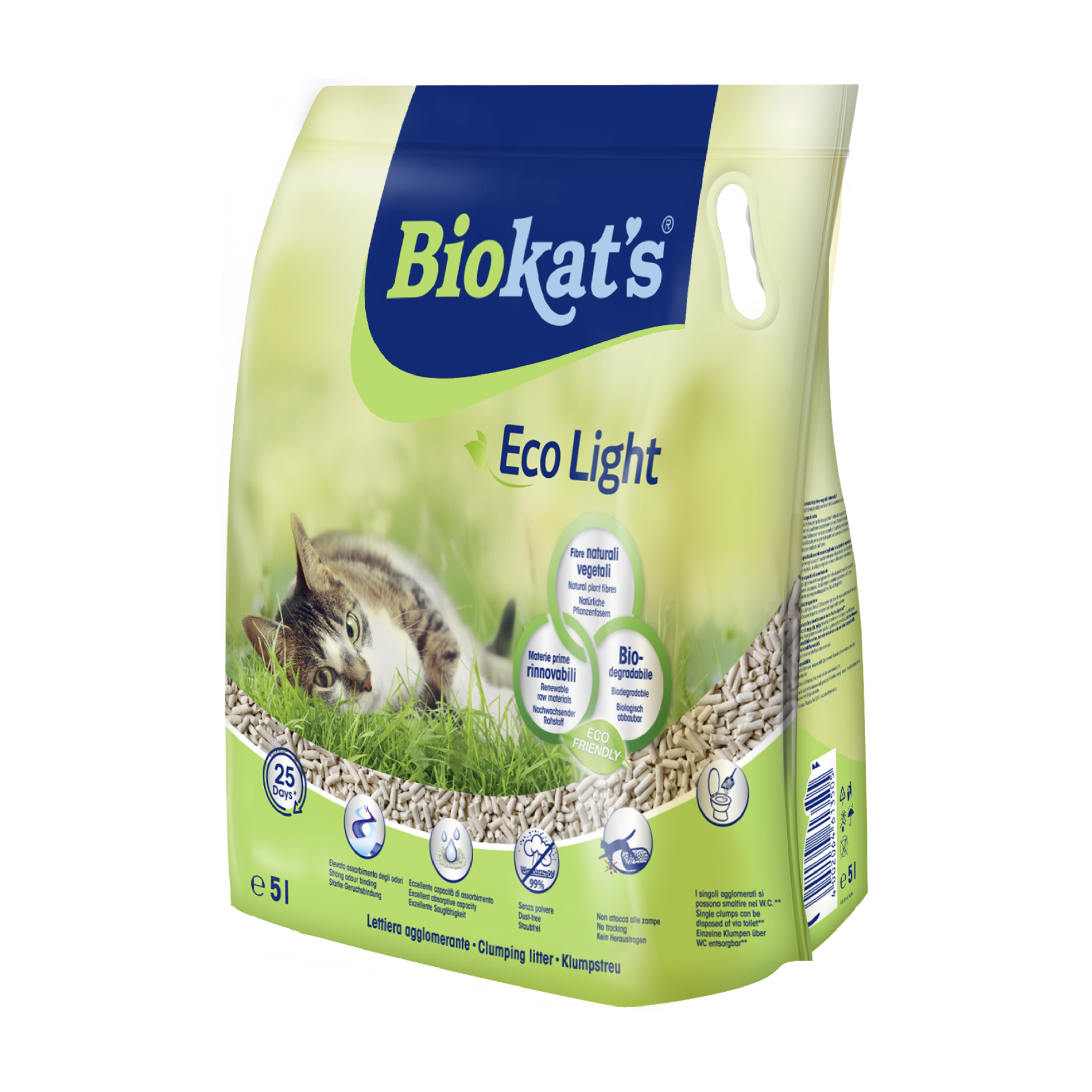 Biokat's Pelet Kedi Kumu Eco Light 5lt