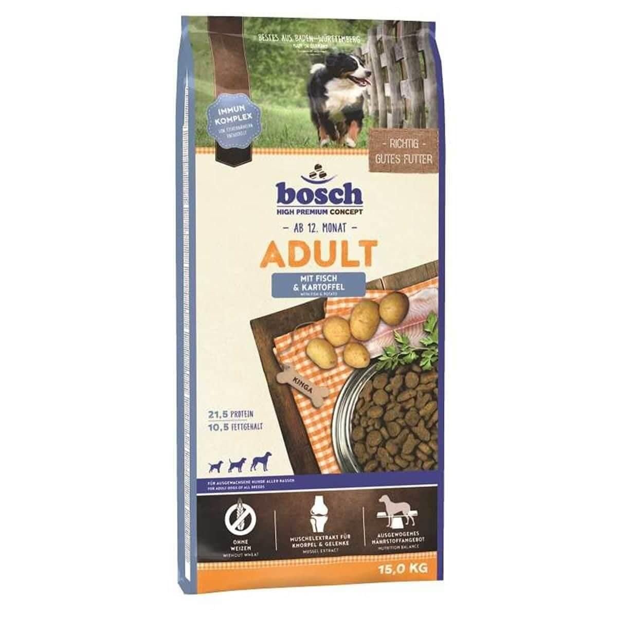 Bosch Balıklı Patatesli Yetişkin Kuru Köpek Maması 15 Kg