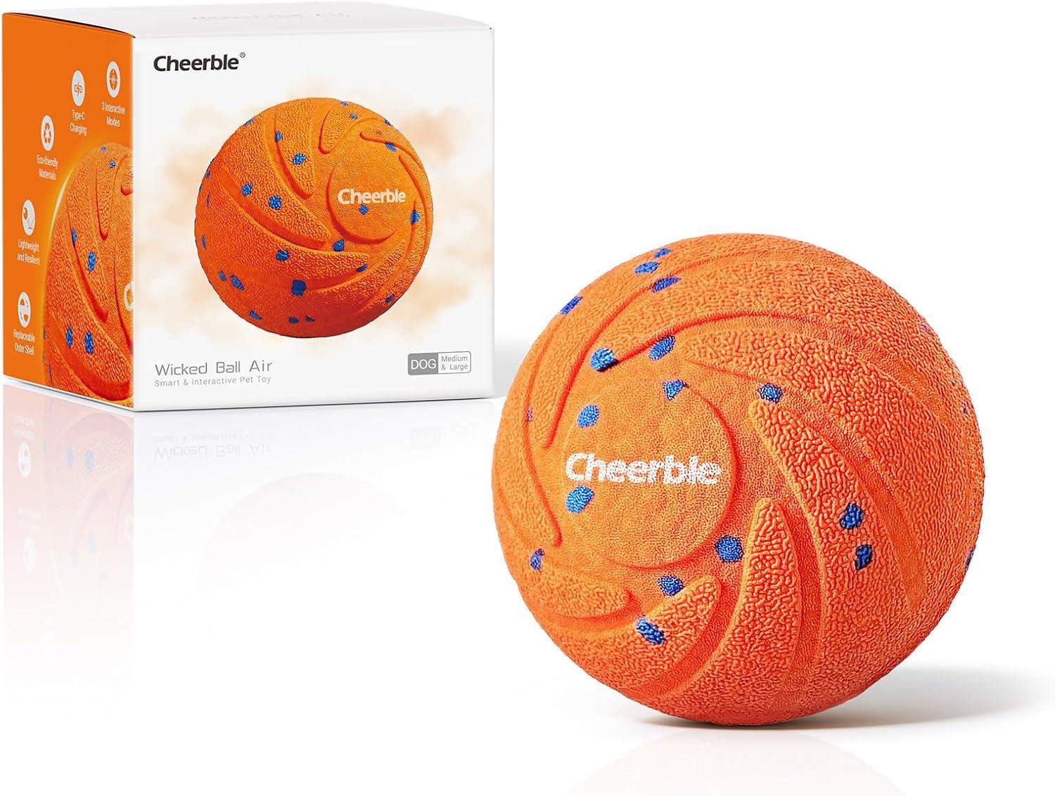 Cheerble Akıllı İnteraktif Köpek Oyuncağı, Turuncu 7 X 7 X 7 Cm