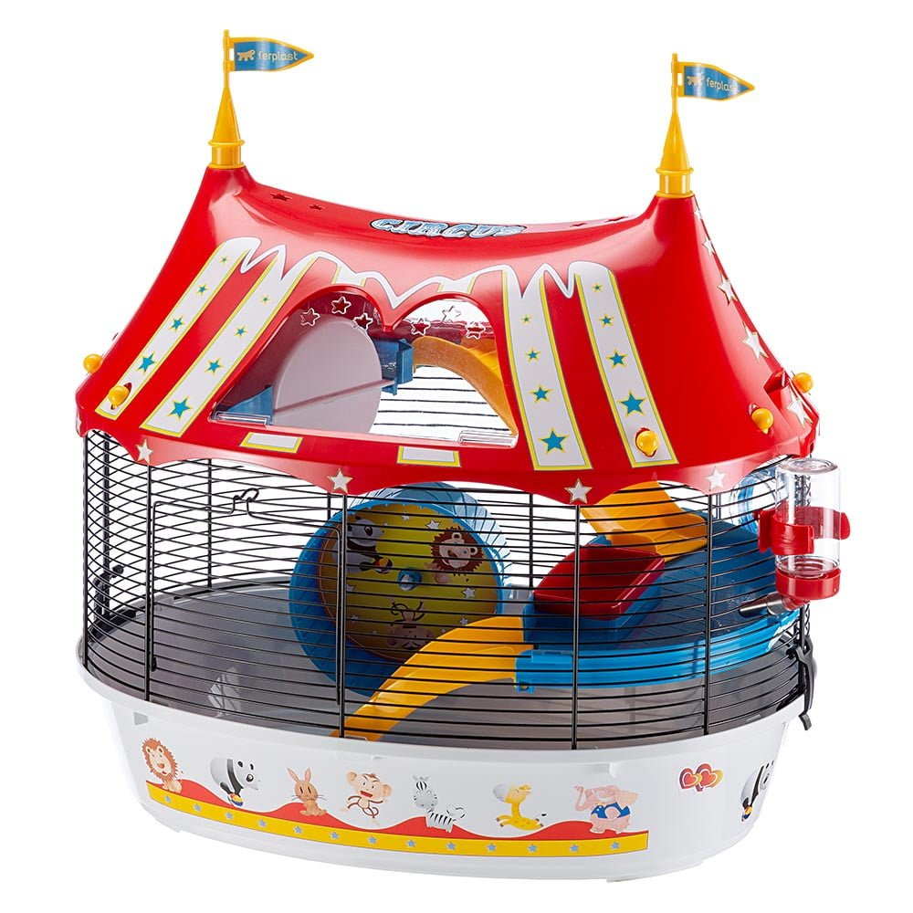 Circus Fun Hamster Kafesi Siyah 49x34x42Cm