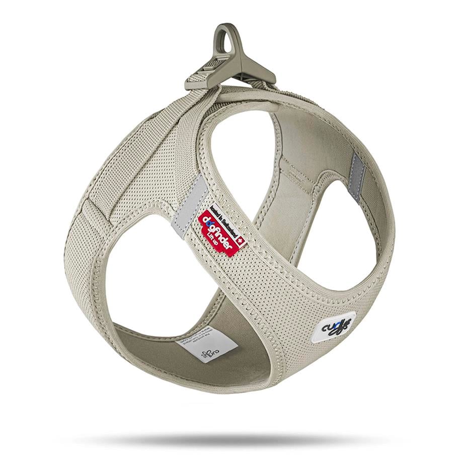 Curli Vest Göğüs Tasması Clasp Air-Mesh Bej 3XS