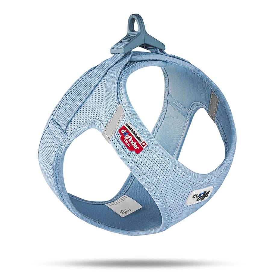 Curli Vest Göğüs Tasması Clasp Air-Mesh Açık Mavi 2XS