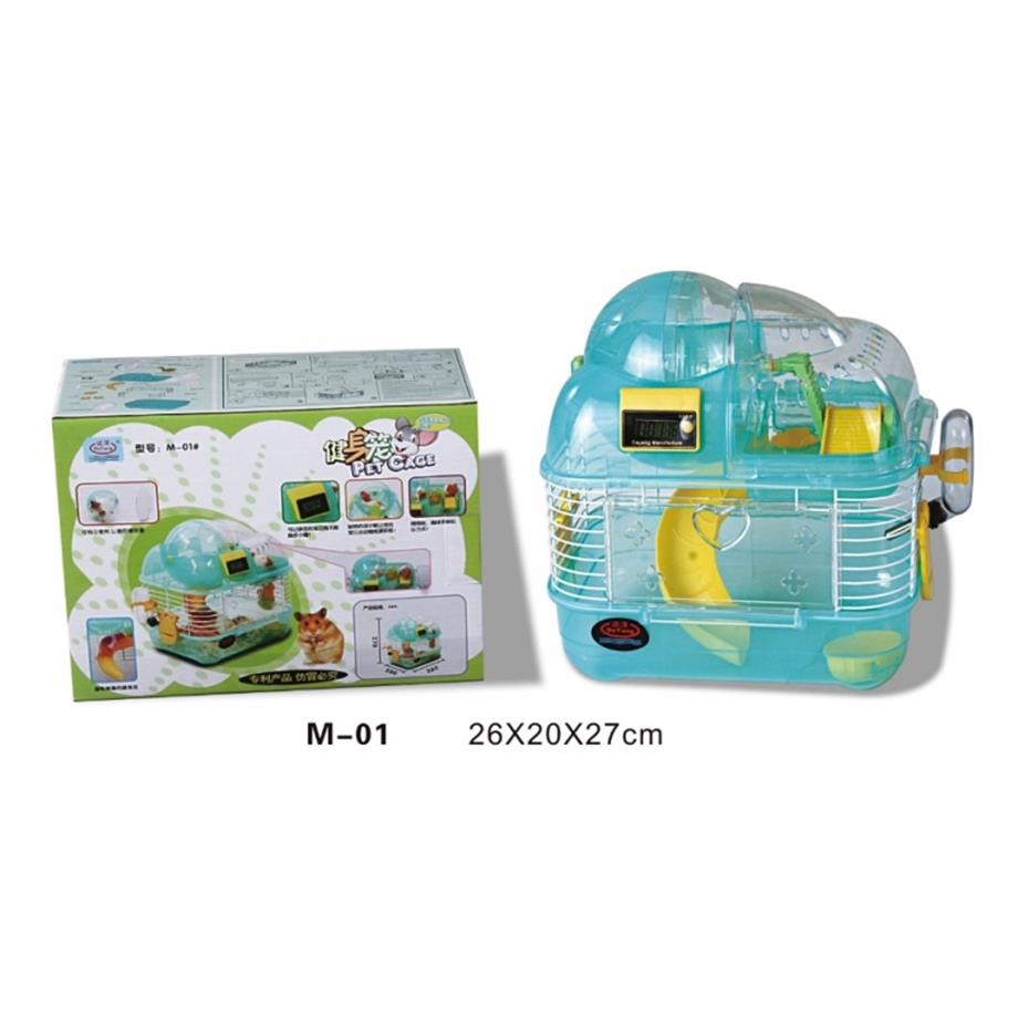Dayang Hamster Kafesi Sayaçlı 26X20X27