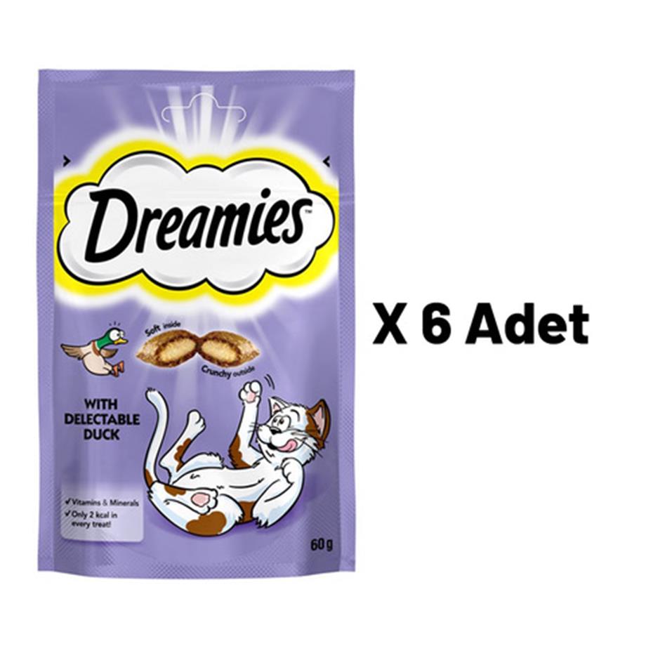 Dreamies With Duck Ördek Etli Kedi Ödülü 60 Gr 6'lı