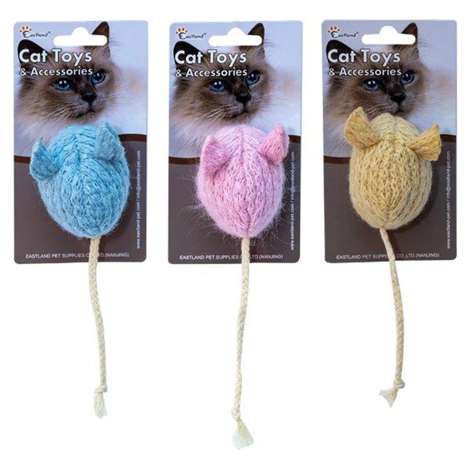 EASTLAND İPLİ PELUŞ FARE KEDİ OYUNCAĞI