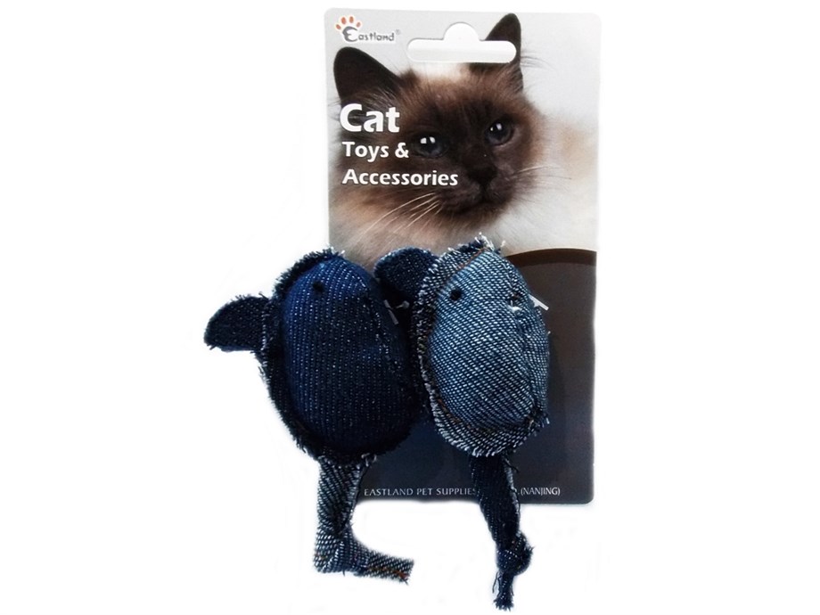 Eastland Kedi Otlu Peluş Fare 2 Li 10,5 Cm