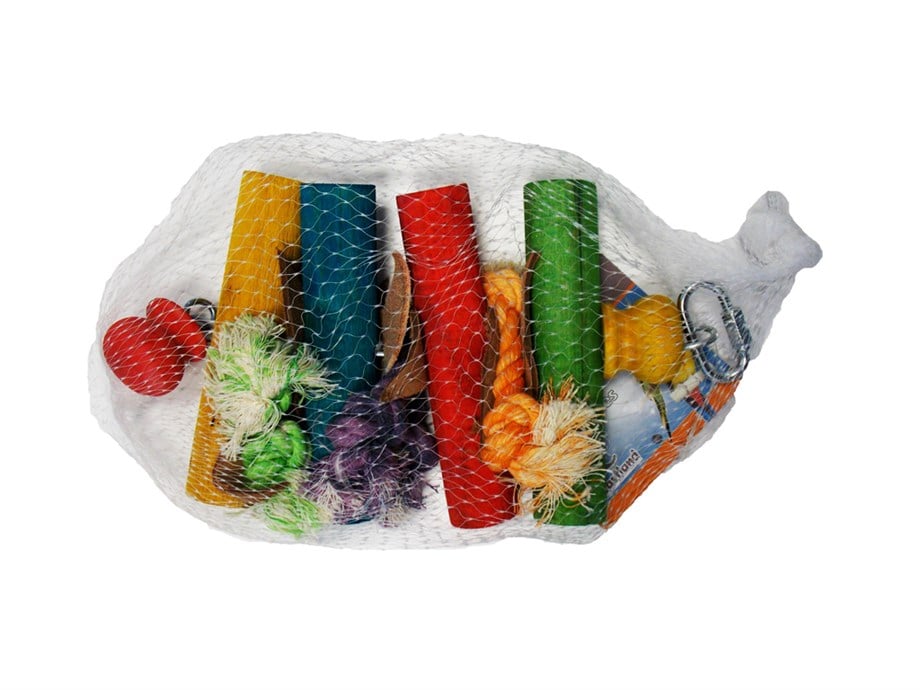 Eastland Kuş Oyuncağı Tahta Ve Stres İpli 30 Cm