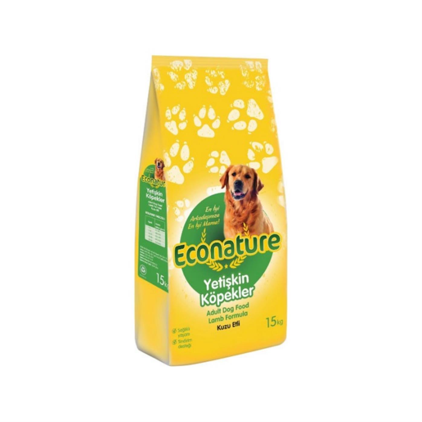 Econature Kuzulu Yetişkin Kuru Köpek Maması 15 kg
