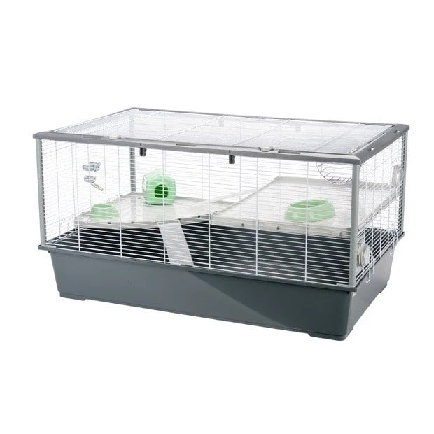 Ferplast Criceti 100 Tavşan ve Guine Pig Kafesi Beyaz