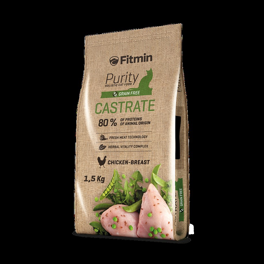 Fitmin Purity Castrate Taze Tavuk Etli Kısırlaştırılmış Kedi Maması 1.5 Kg