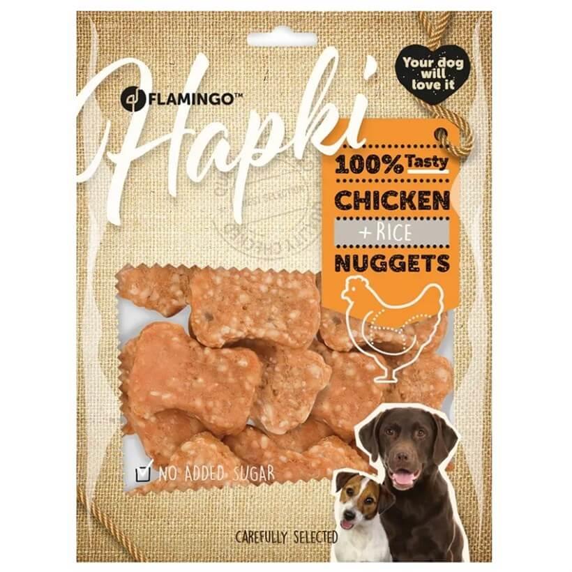 Flamingo Hapki Chick'n Tavuklu & Pirinçli Kemik Köpek Ödülü 85gr