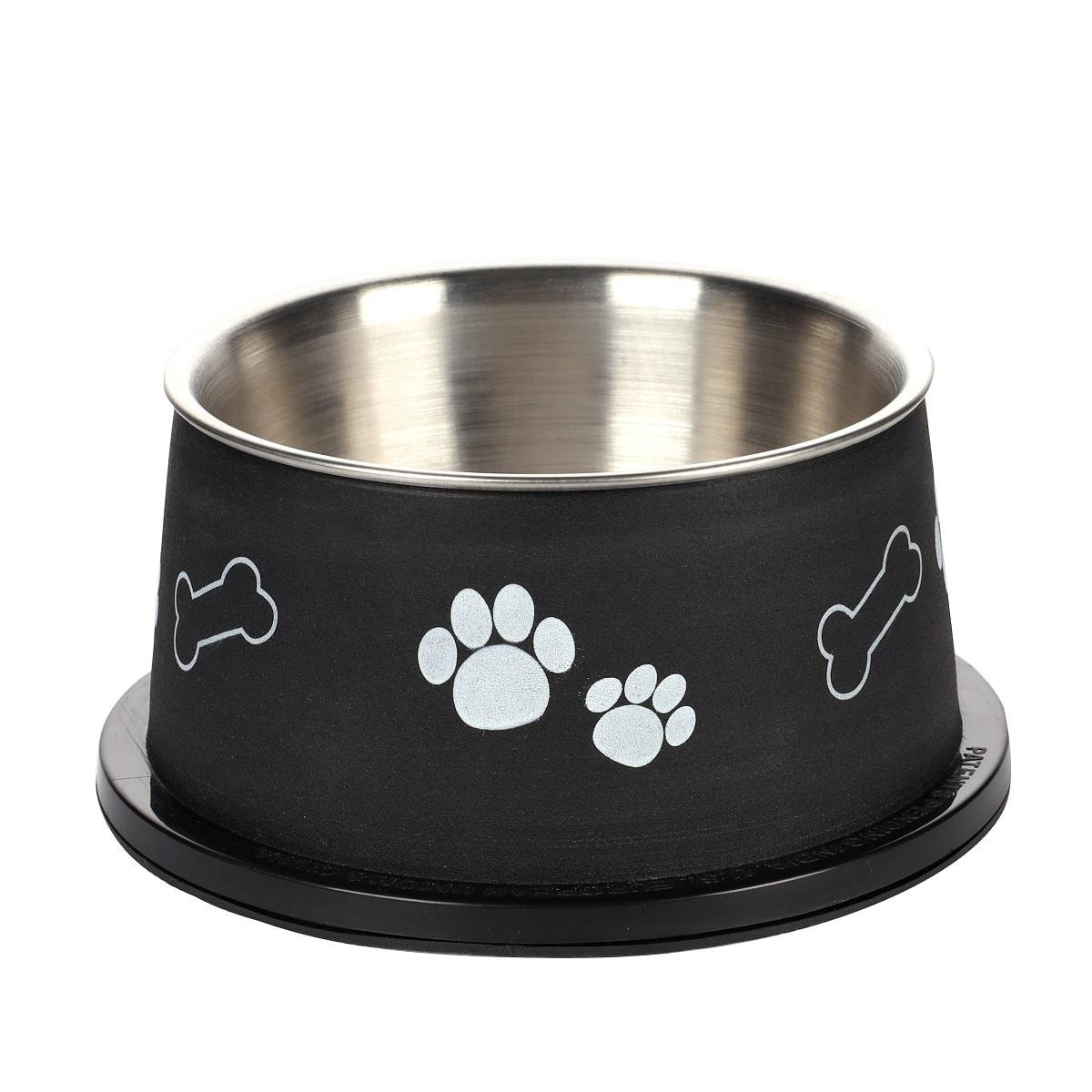 Flamingo Kena Çelik Siyah Derin Mama Kabı 900Ml