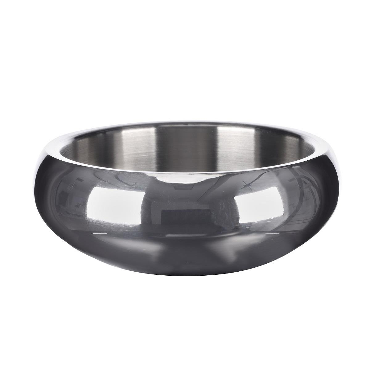 Flamingo Muna Gümüş Renkli Çelik Mama Kabı Medium 790ML