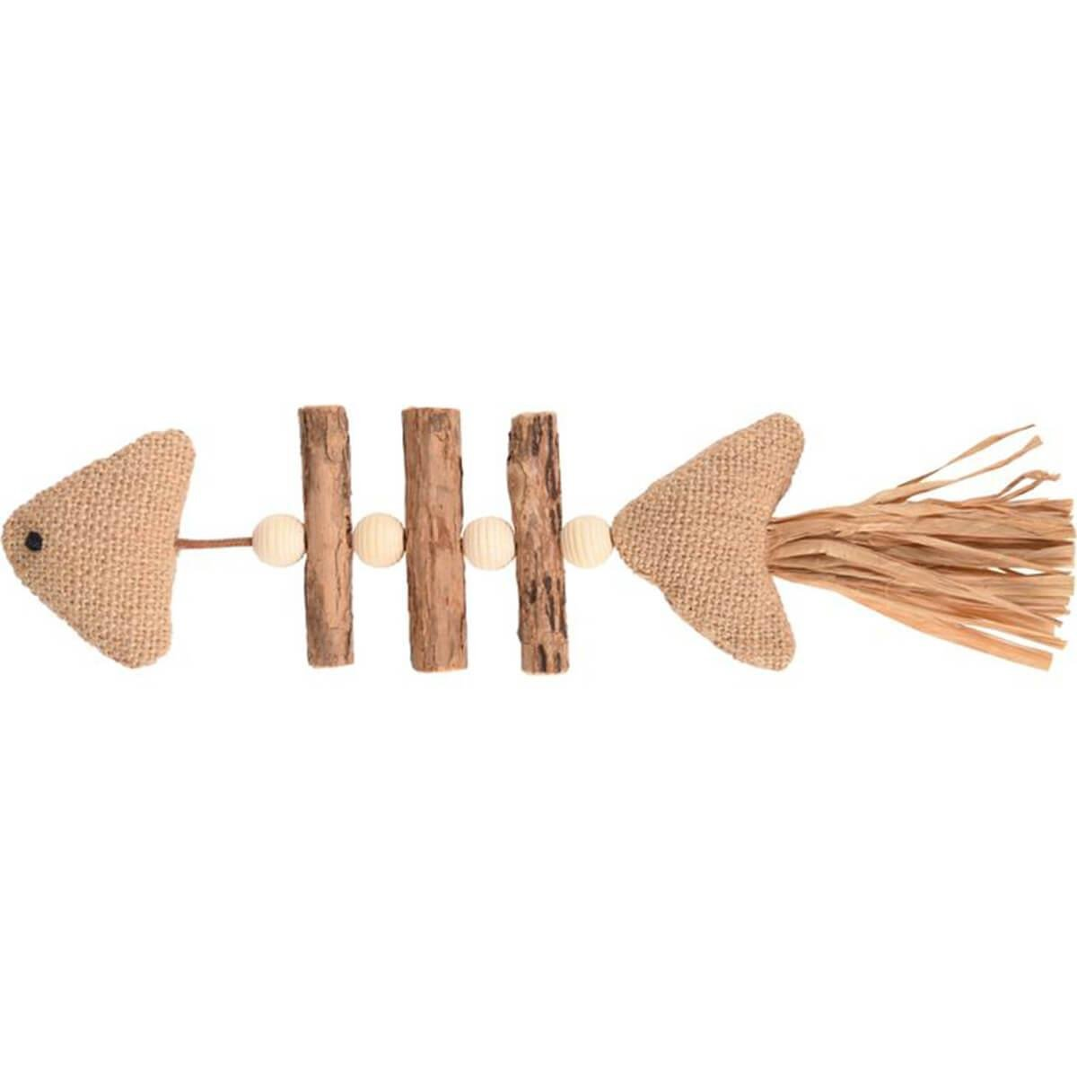 Flamingo Topsy Ahşap Ve Hasır Parçalı Balık Şeklinde Oyuncak