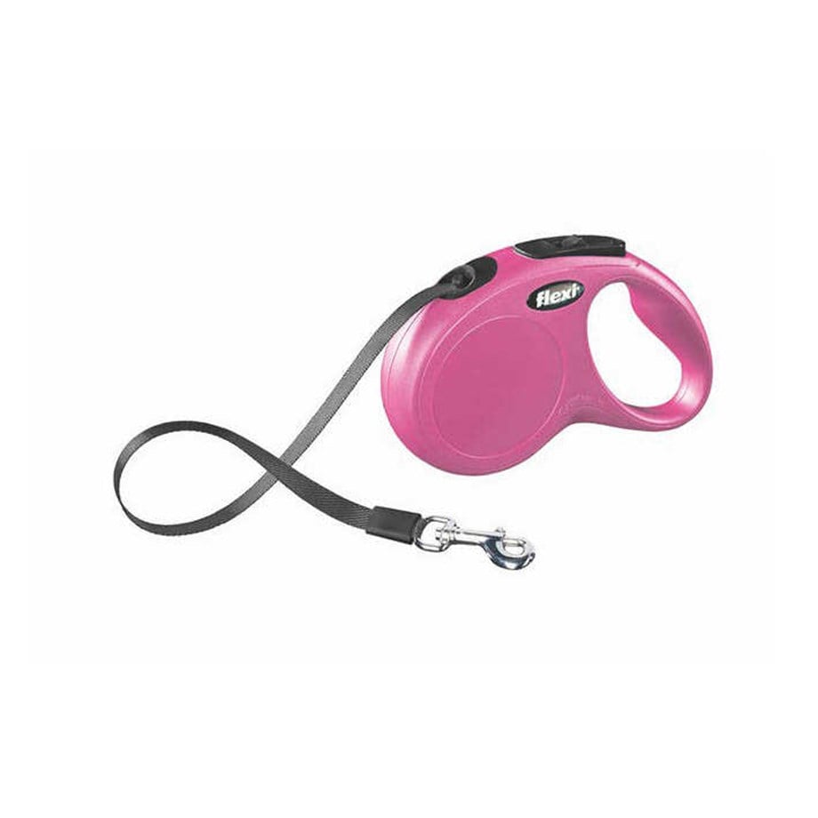 Flexi New Classic Small 5 Mt Şerit Pembe