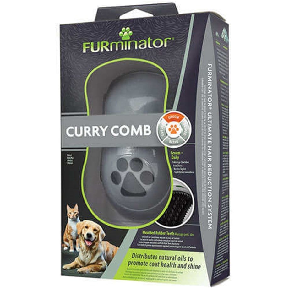 Furminator Curry Kedi ve Köpek Masaj ve Yıkama Fırçası