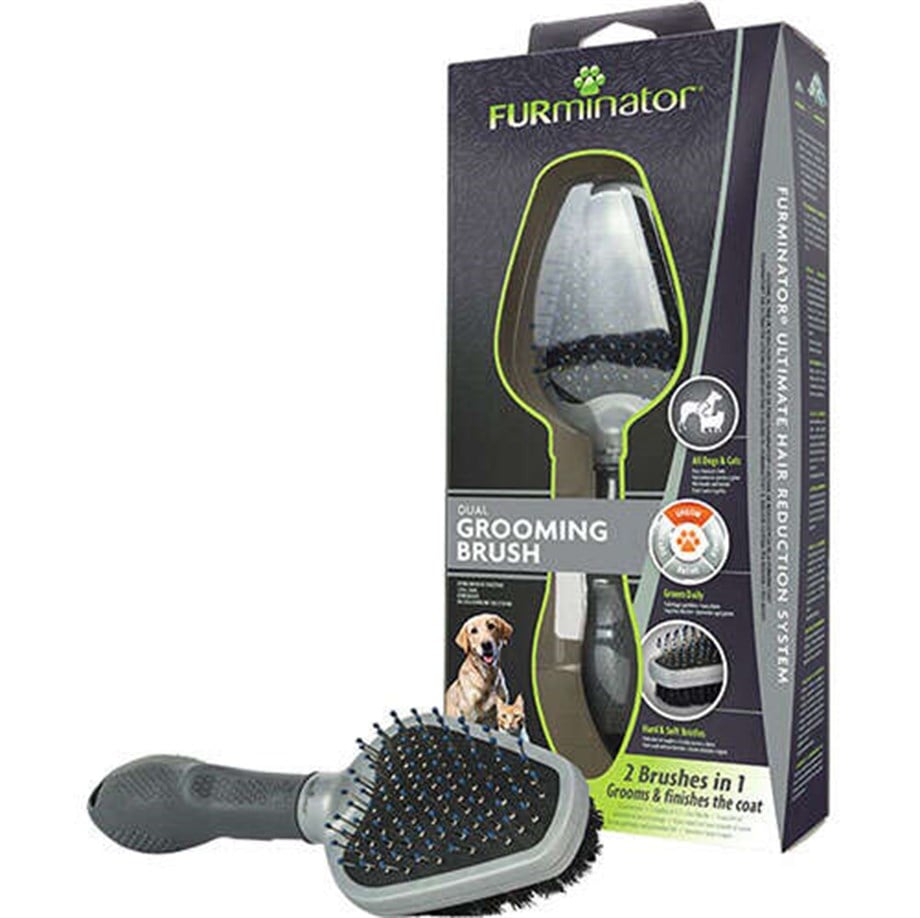 Furminator Dual Brush Çift Yüz Köpek Tarağı