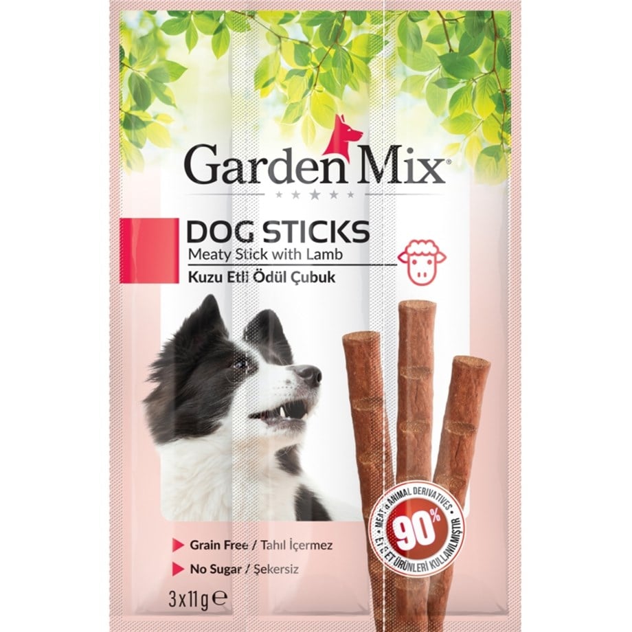 Gardenmix Kuzu Etli Köpek Stick Ödül 3x11g