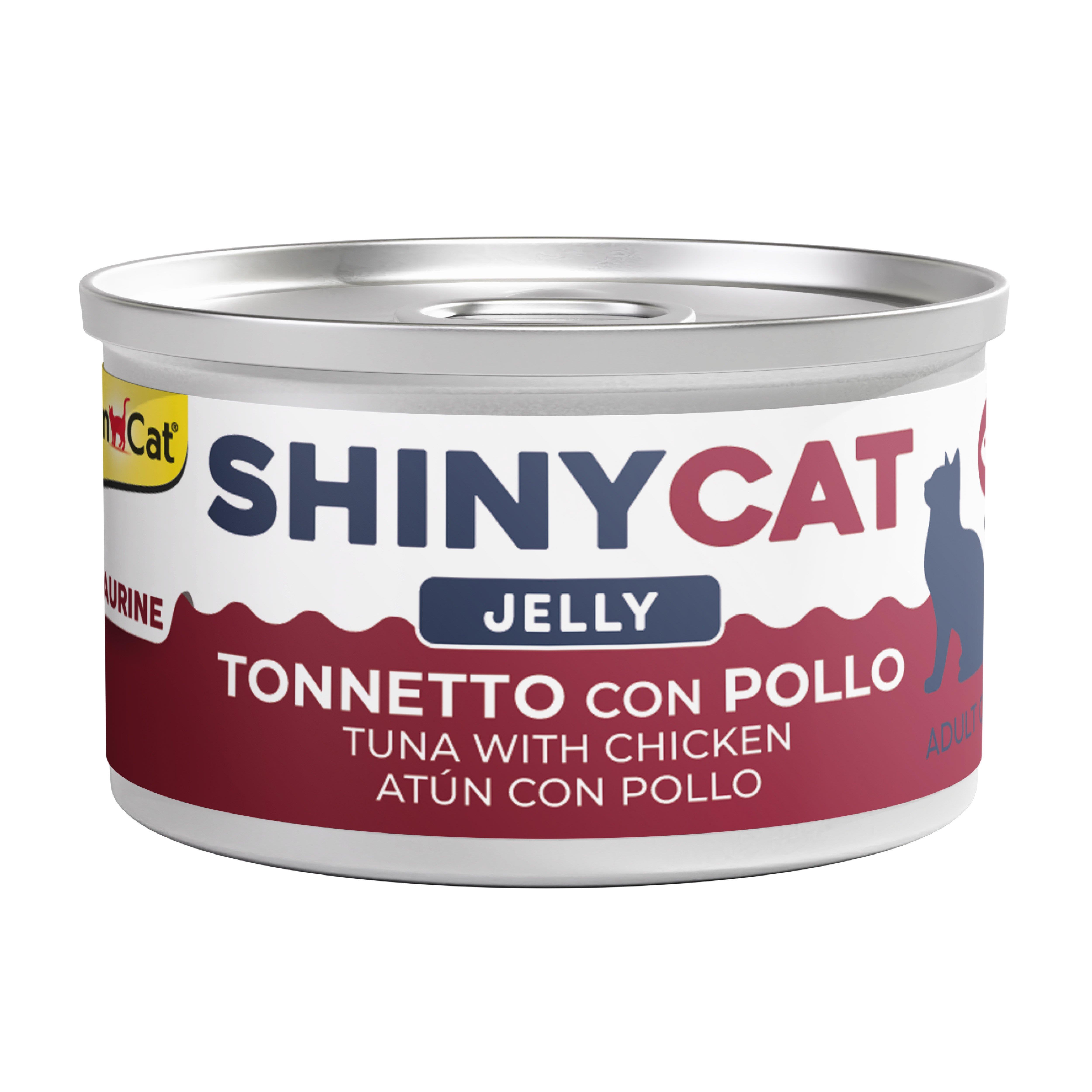 GimCat Shinycat Jöle İçinde Ton Balıklı ve Tavuklu Kedi Konservesi 70gr