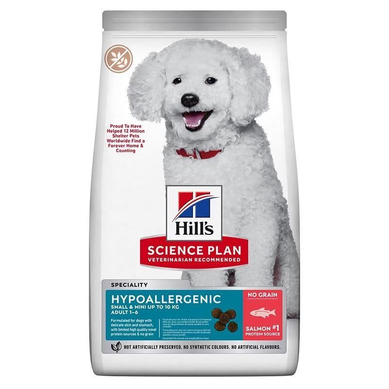 Hill's SCIENCE PLAN Hypoallergenic Somonlu Tahılsız Küçük Irk Yetişkin Köpek Maması 6kg