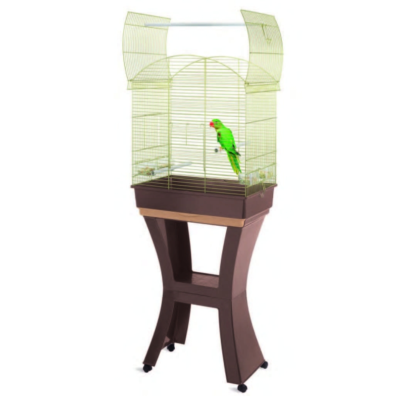 Imac Calla Ayaklı Papağan Kafesi Kahve/gold 65,5x43x76/148,5cm