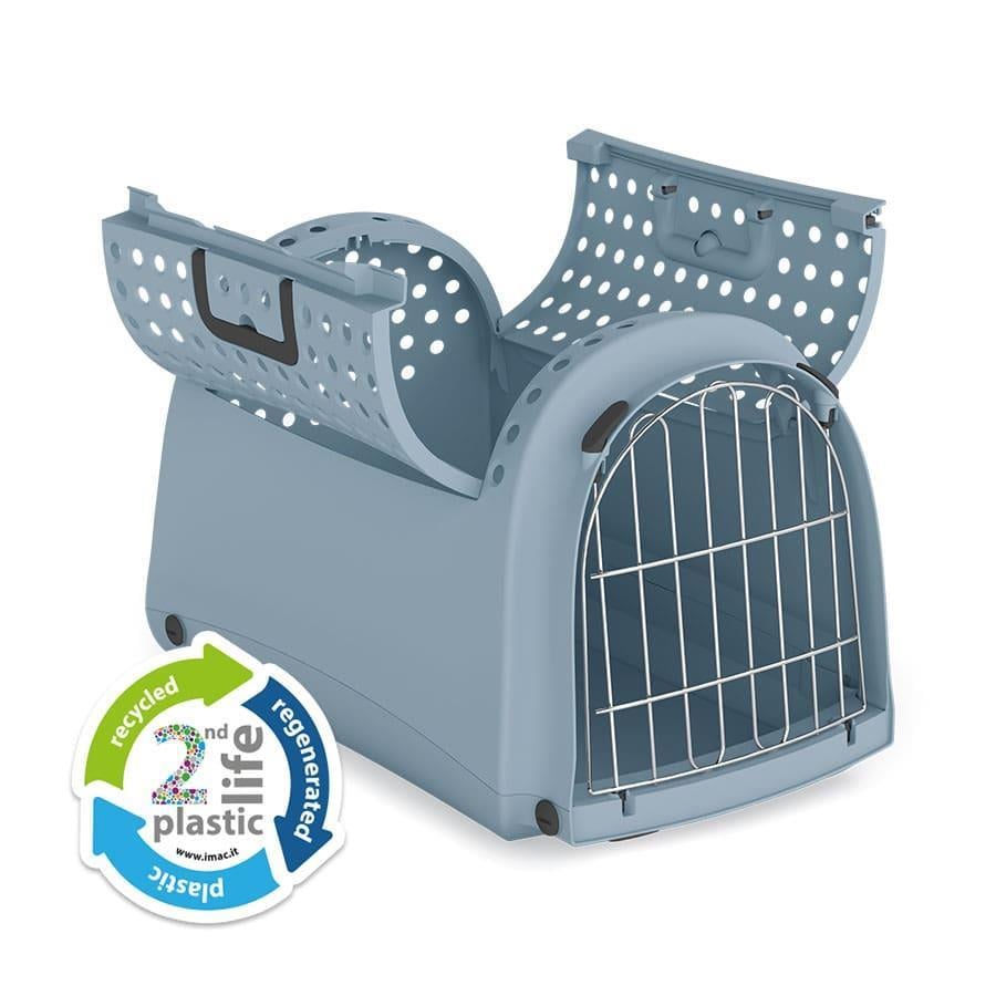 Imac Lınus Cabrıo 2nd Lıfe Üstü Açılır Evcil Hayvan Taşıma Çantası Mavi 52,5x32x34,5cm