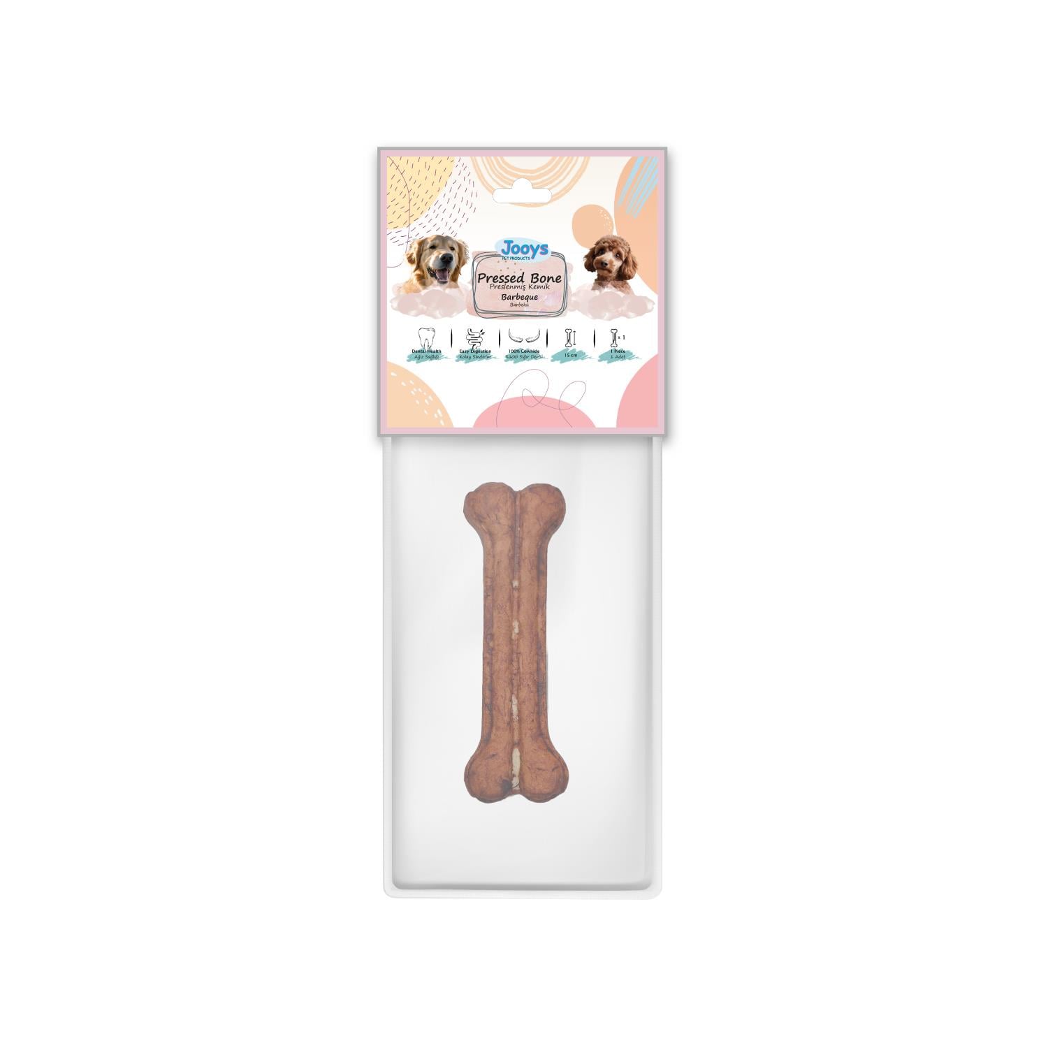 Jooys Barbekü Soslu Pres Kemik 15 cm 1'li