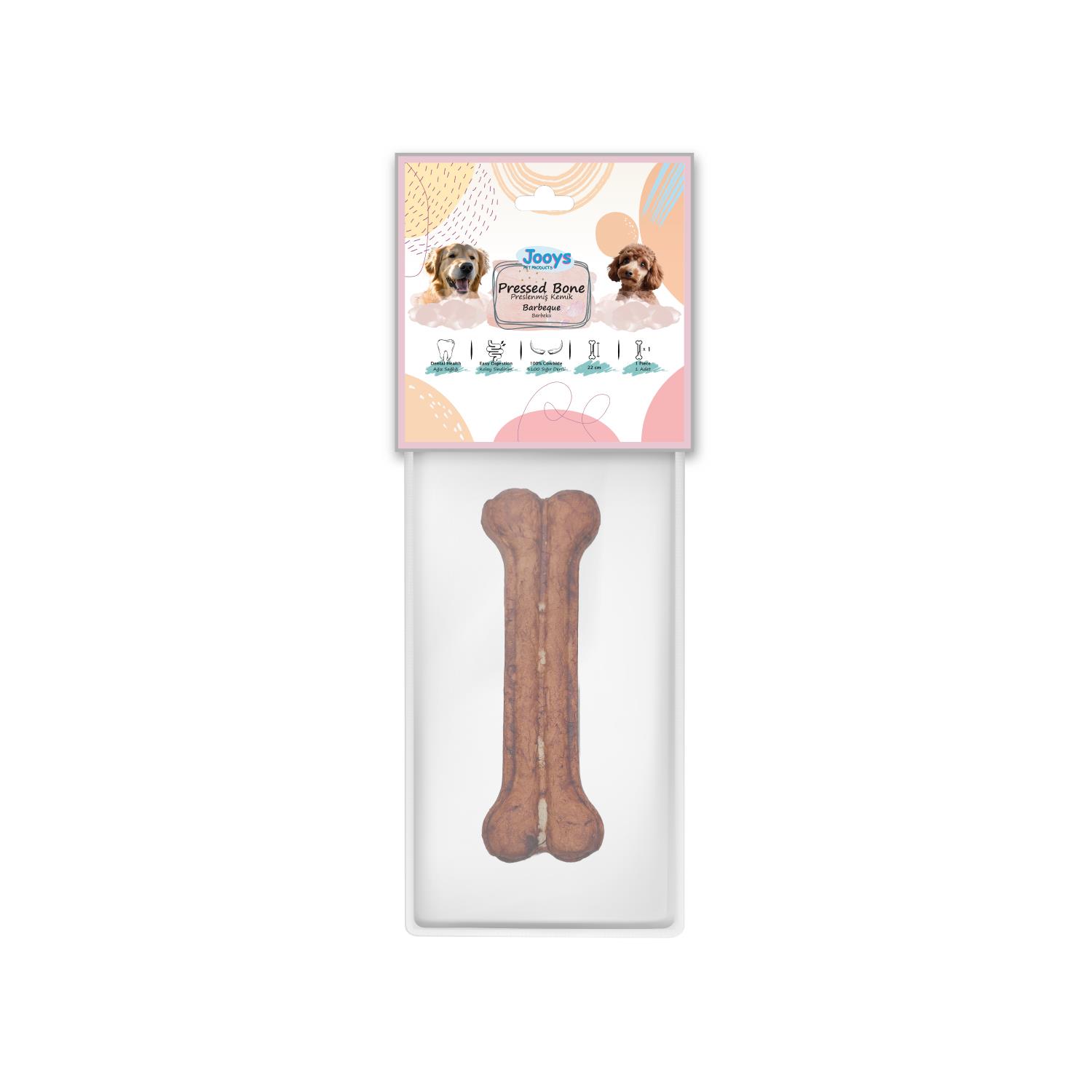 Jooys Barbekü Soslu Pres Kemik 22 cm Tekli