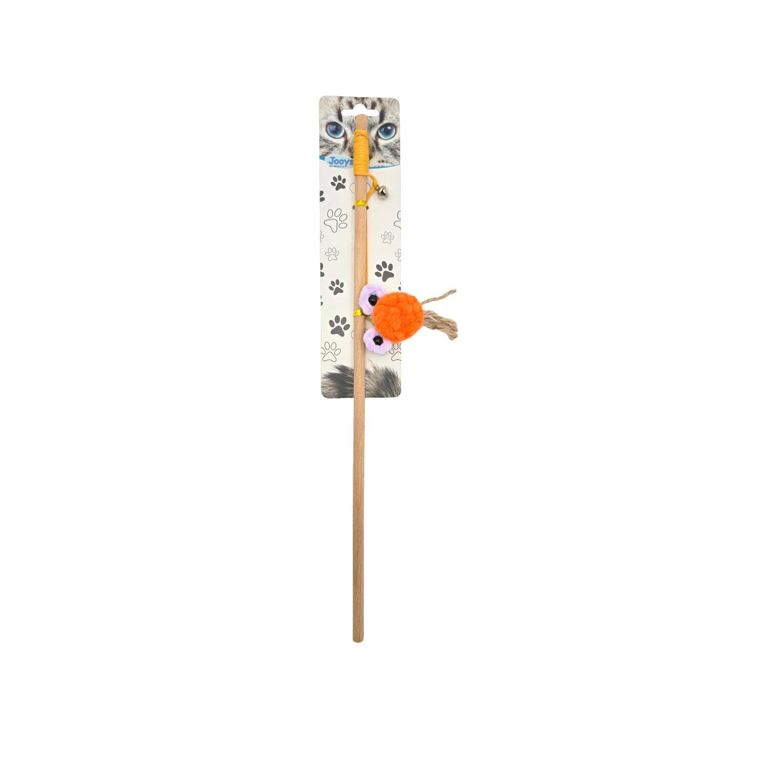 Jooys Hasır Kuyruklu Kadife Emoji Kedi Oltası