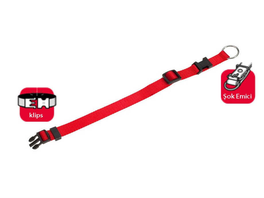 Karlie Boyun Tasma 45-65Cm Kırmızı