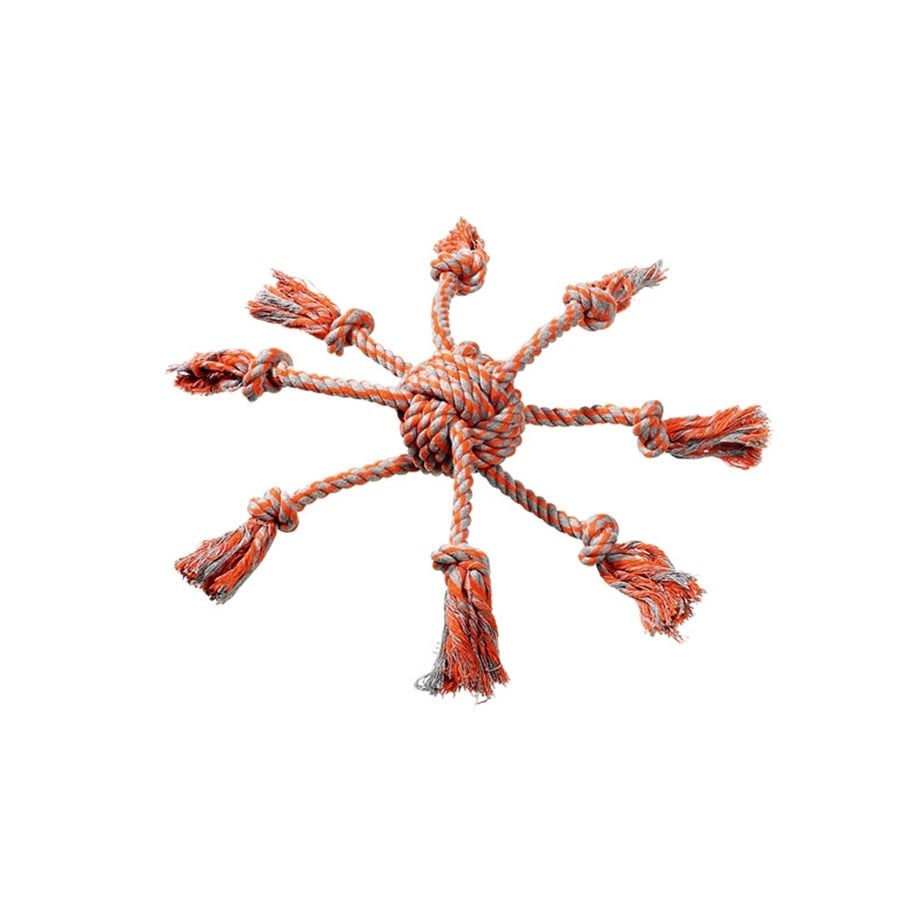 Karlie Diş Kaşıma Ahtapot 7 X 8 Cm Turuncu Gri