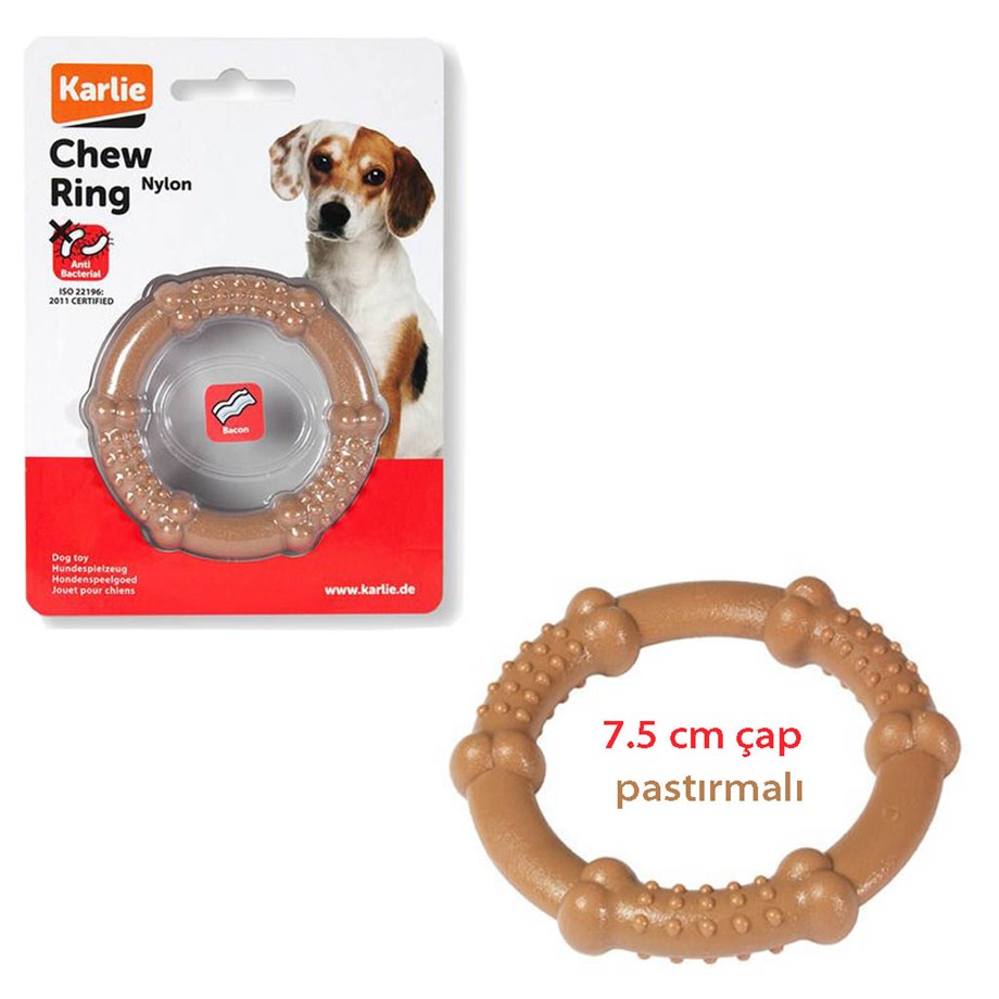 Karlıe Naylon Çiğneme Halkası Pastırmalı 7,5Cm