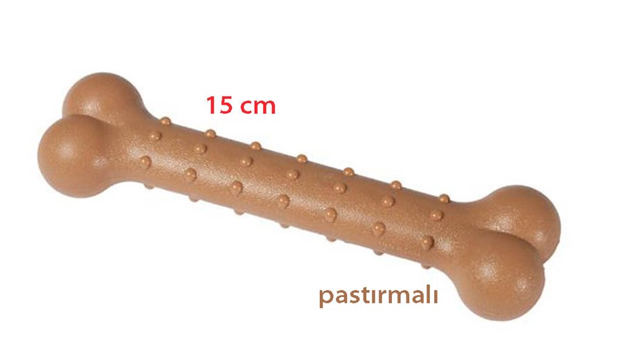 Karlıe Naylon Çiğneme Kemiği Pastırmalı 15Cm