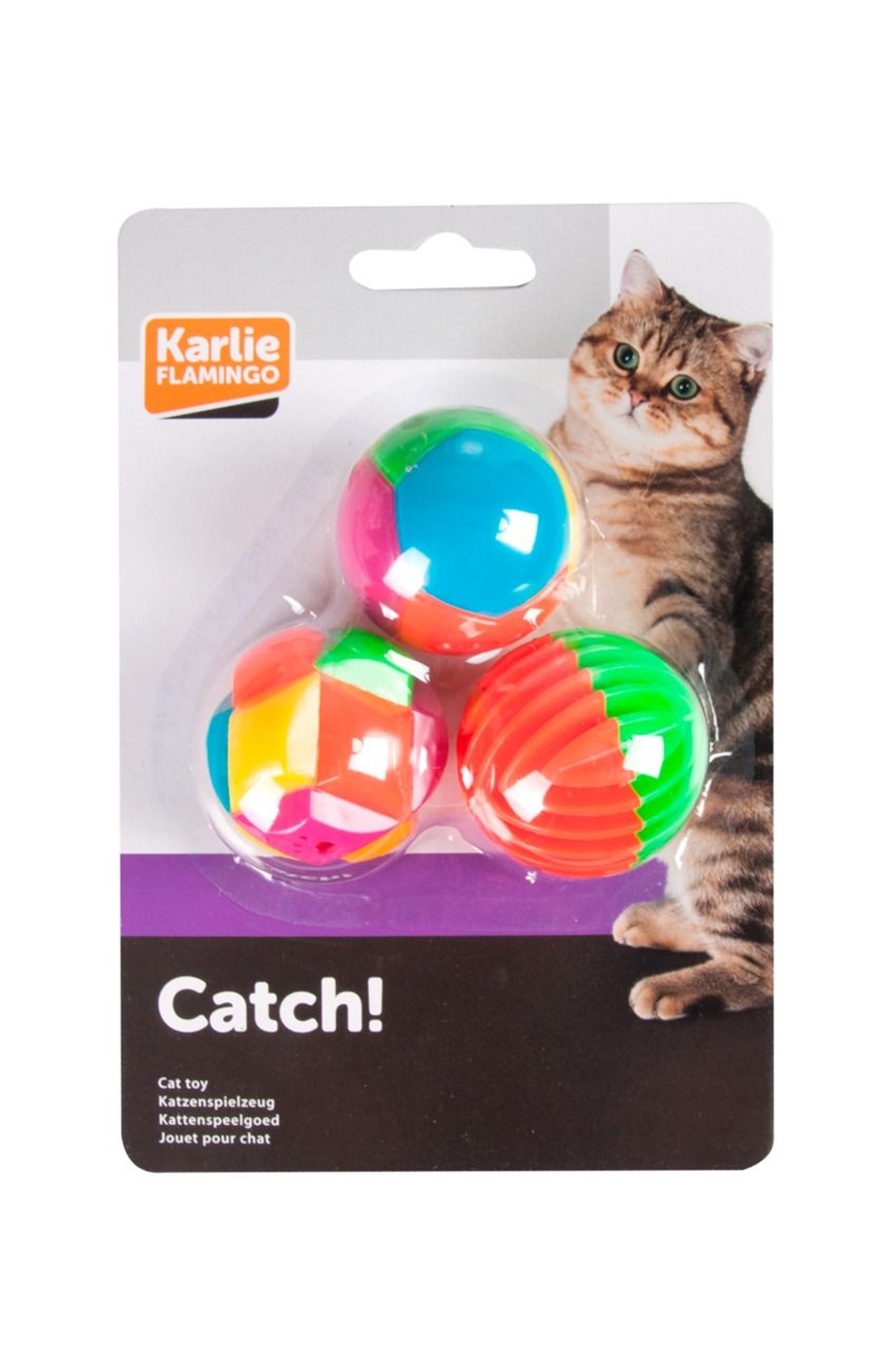 Karlıe Plastik Top Oyuncak 4Cm 3Lü