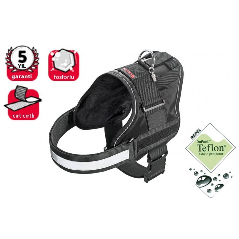 Karlıe Teflon Ref.İsimli.Göğ.Tas.M 65-77Cm Siyah