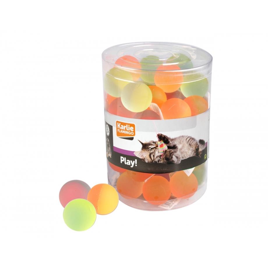 Karlıe Zıplayan Top 3.5Cm Karışık Renkli 60Lı