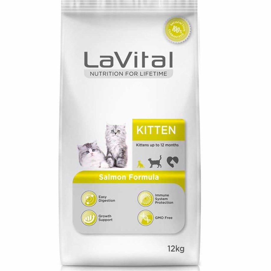 La Vital Kitten Somonlu Yavru Kedi Maması 12 Kg