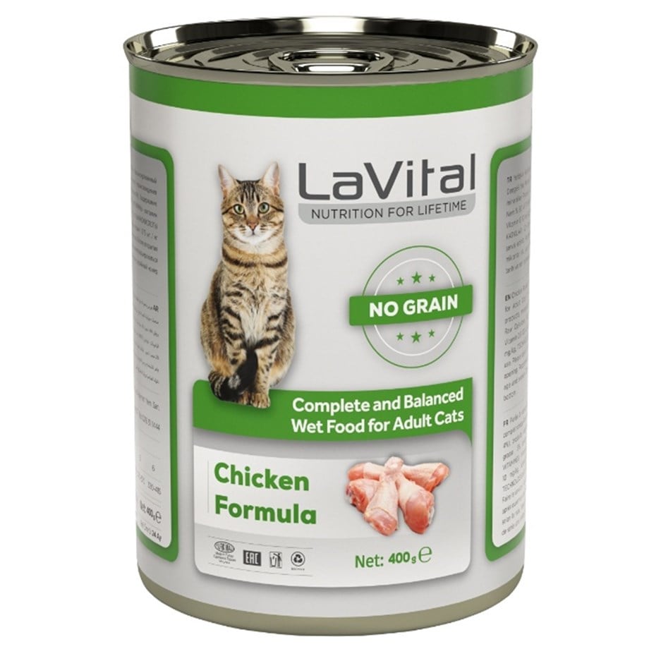 LaVital Yetişkin Kedi Tavuk Etli 400gr
