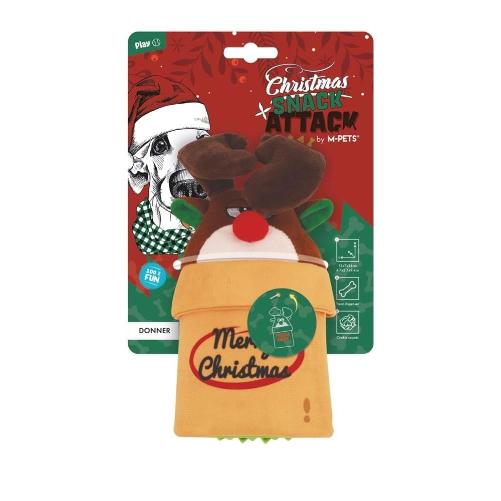 M-Pets Christmas Snack Attack Donner Köpek Oyuncağı