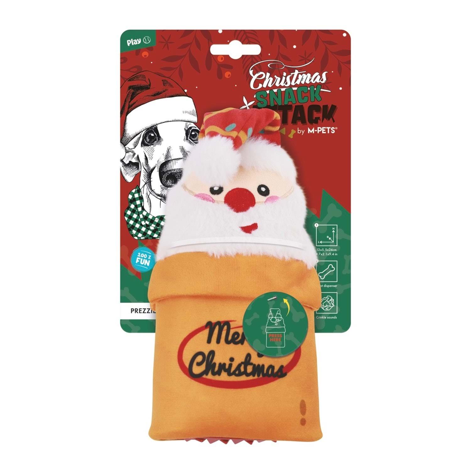 M-Pets Christmas Snack Attack Prezzie Köpek Oyuncağı