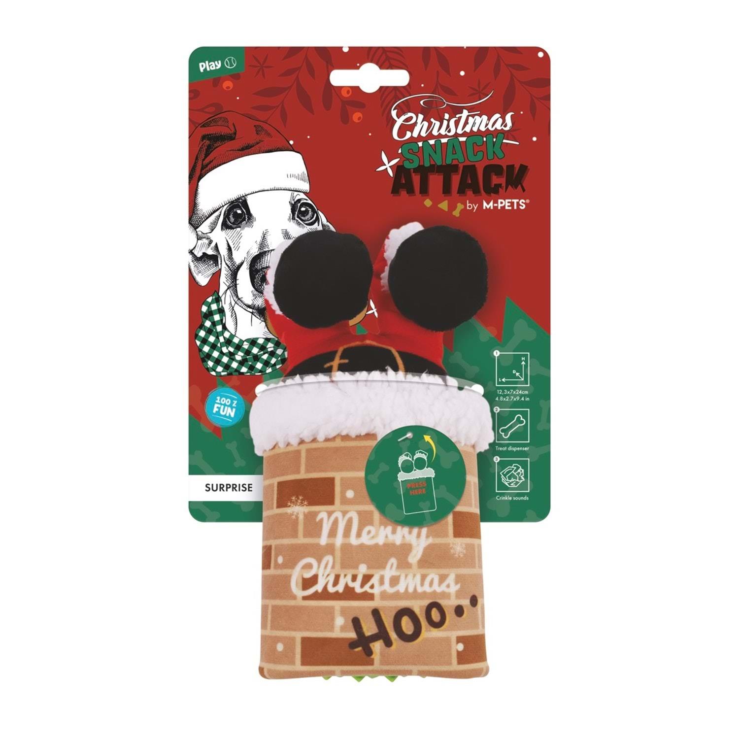 M-Pets Christmas Snack Attack Surprise Köpek Oyuncağı
